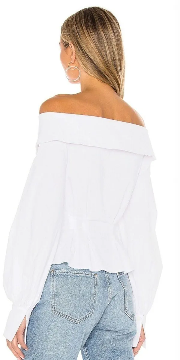 LPA Rey Top in White Small - Image 2