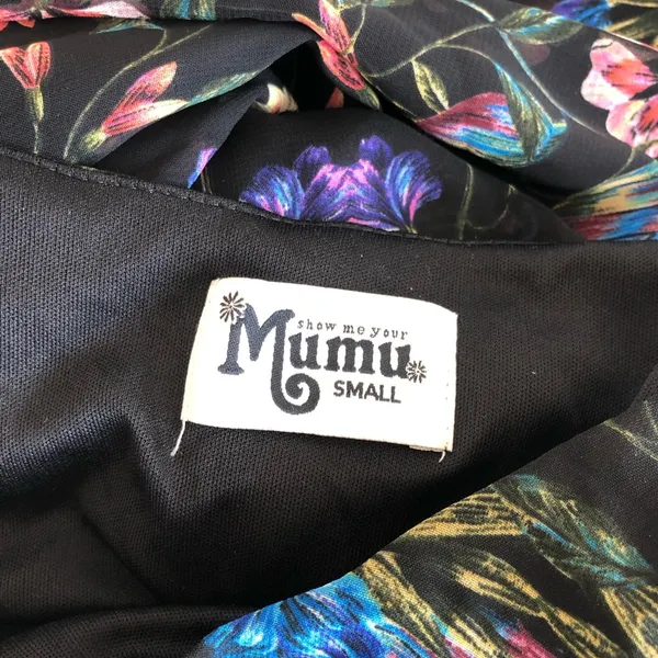 NWOT Show Me Your Mumu Floral Mini Dress V-Neck Small - Image 10