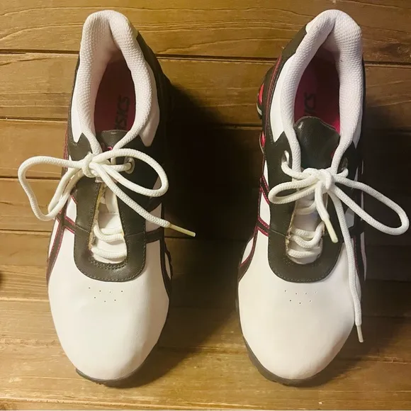 ASICS Womens White/Black Gel-Linksmaster Golf Shoes Size: 7.5 - Image 2