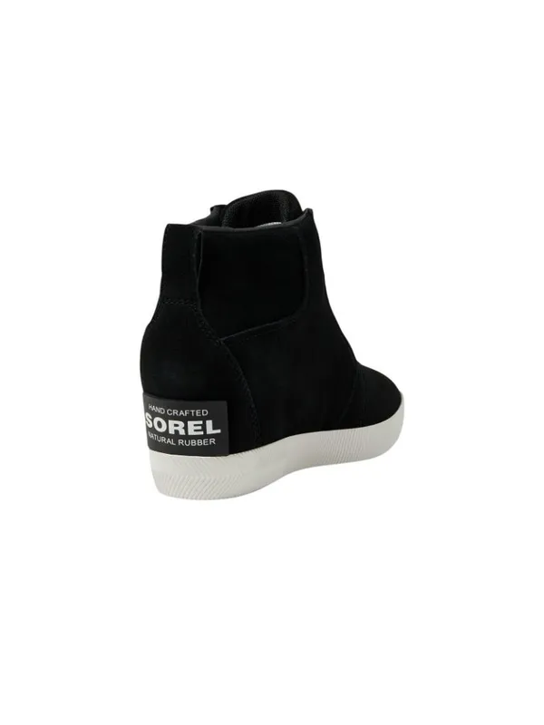 Sorel Out N About Pull-On Wedge Sneakers 2058651 Black / Sea Salt 6M - Image 14