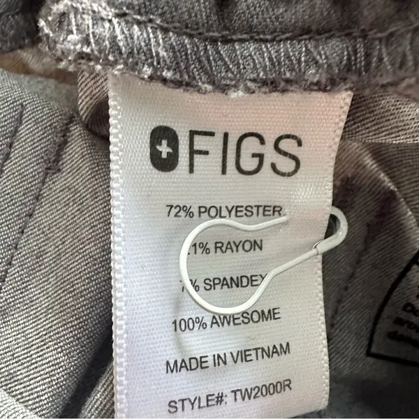Figs Scrub Pants Graphite Womens Medium - Image 6