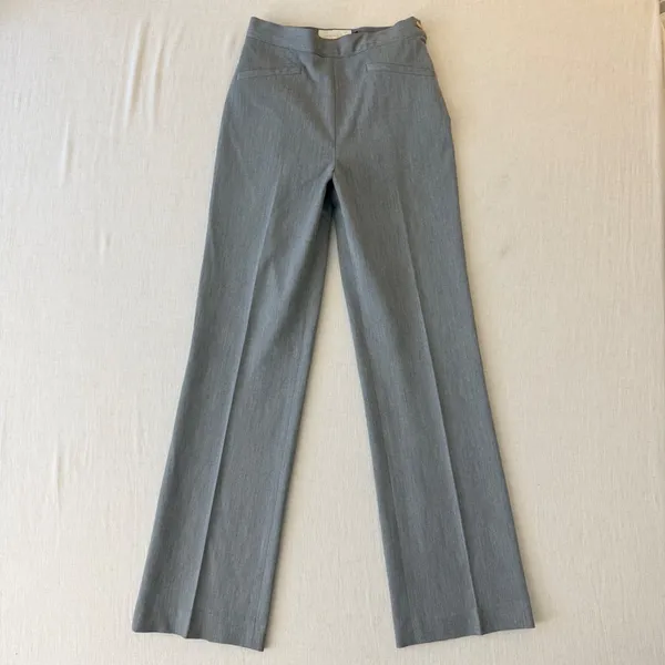 Cache Vintage made in USA High Rise Straight Leg Dress Pants Womens 2 Gray - Image 2