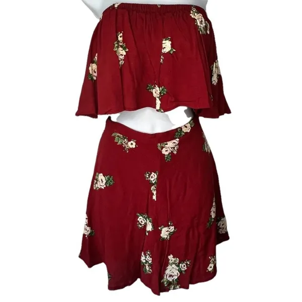Stone Brigade Two‎ Piece Shorts Set Red - Image 8