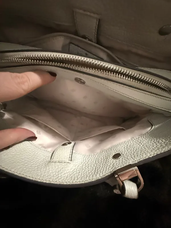 Kate Spade Leila Medium Triple Compartment Satchel Bag purse - Sea Water - Image 8