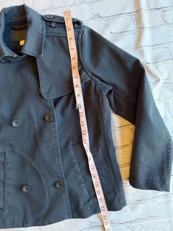 Fossil Military Utility Barn Field Navy Womens XS Chore Outdoor Fall Button Down - Image 3