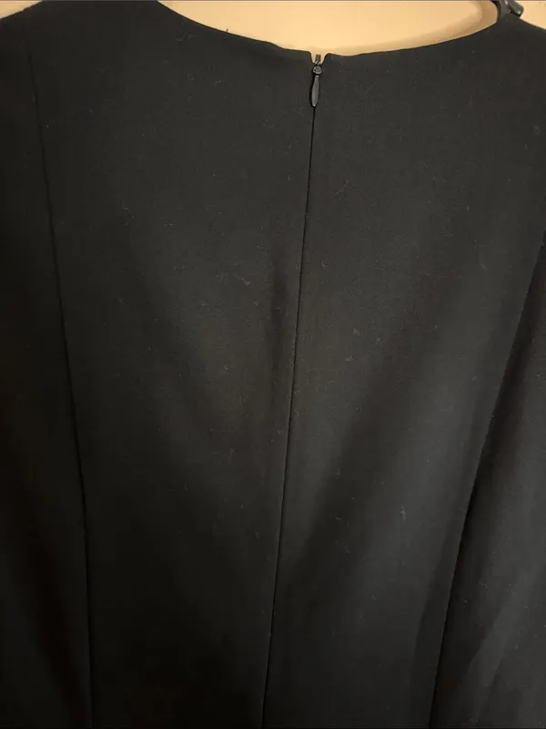 Zara Black Sleeveless Midi Sheath Dress - Image 5