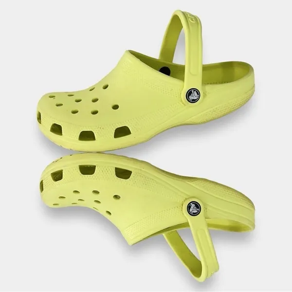 CROCS Classic Clog Pale Banana Yellow Unisex Men's 7 Women's 9 - Image 5