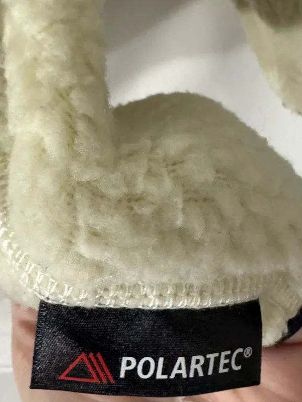 J.Crew Nordic Fleece Full Zip Jacket Size XL White Polartec - Image 3