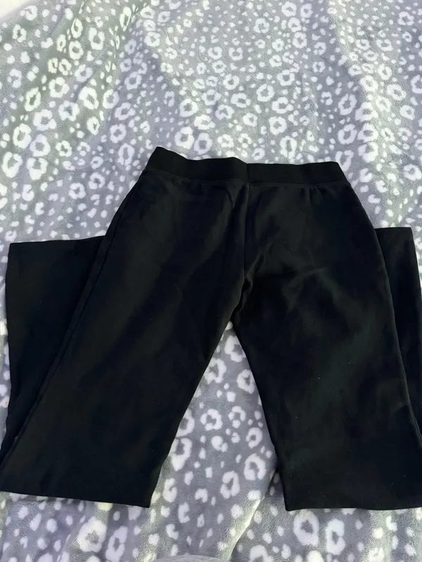 Black flare sweatpants hollister - Image 3