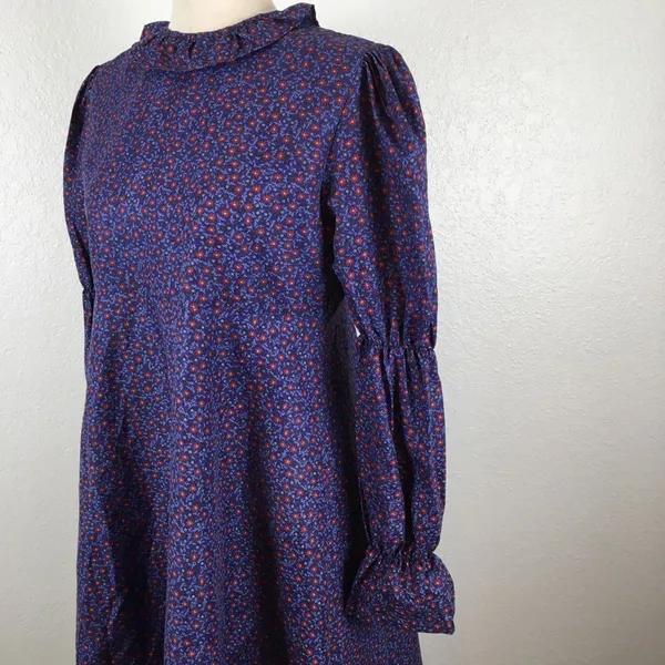Fun Costumes Pioneer/Little House on the‎ Prairie long sleeve dress M - Image 5