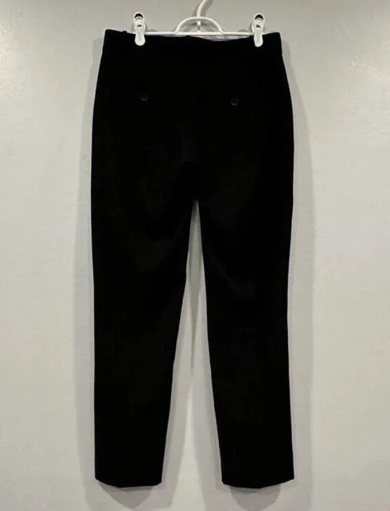 Vince Soft Tailored Ankle Trousers In Black Size 6 - Image 4