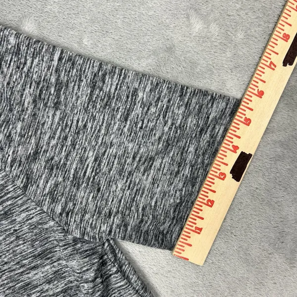12 pm by Mon‎ Ami Heathered grey short sleeve dress size medium round neck Basic - Image 6
