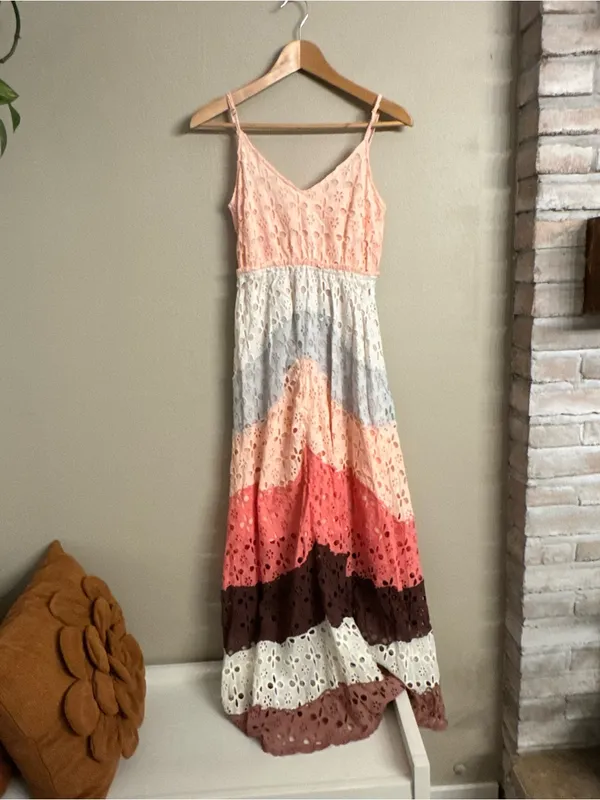 ANTHRO | RAGA Eyelet‎ Maxi Dress - Image 2