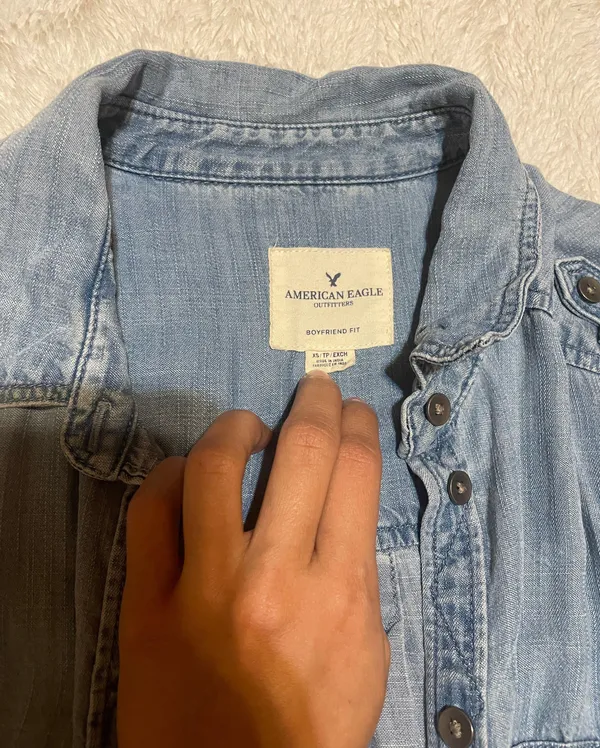 American Eagle Outfitters Denim Button Down - Image 2