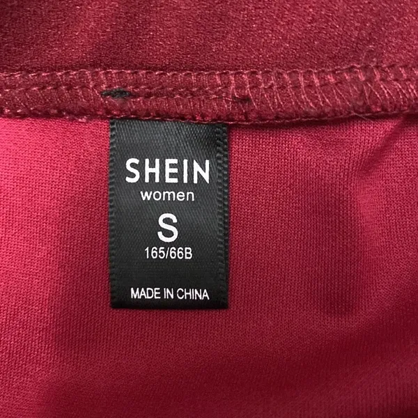 SheIn Burgundy mini skirt - Image 2