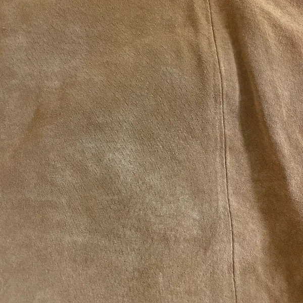 Terry Lewis Classic Luxuries Women's Tan Suede Jacket Lined GORGEOUS- Size L - Image 9