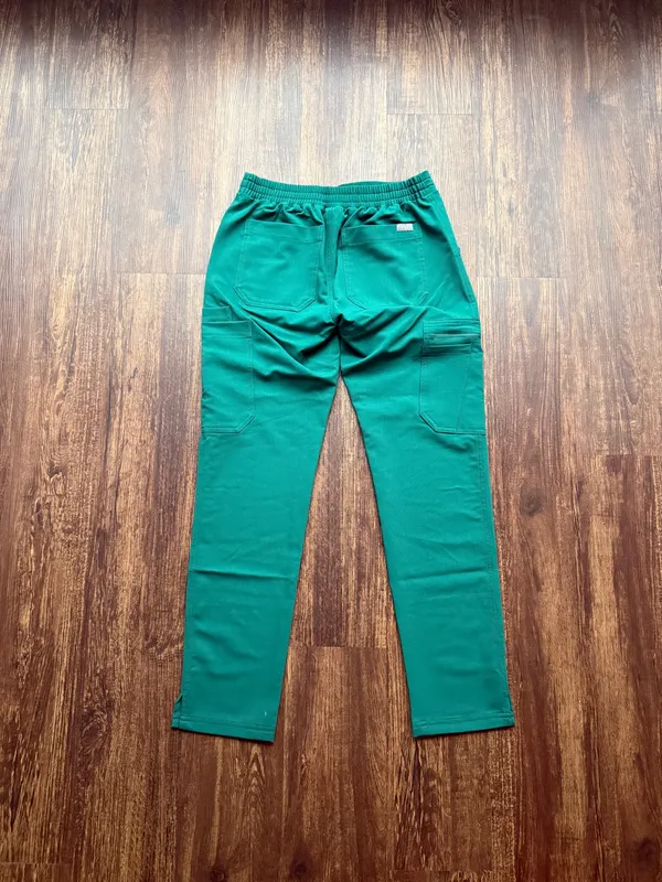 NWT FIGS Women’s Hunter Green Yola Skinny Scrub Pants - Size XXS Petite - Image 2