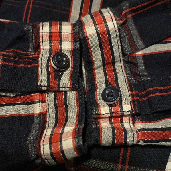 Tommy Hilfiger plaid cotton top - Image 8