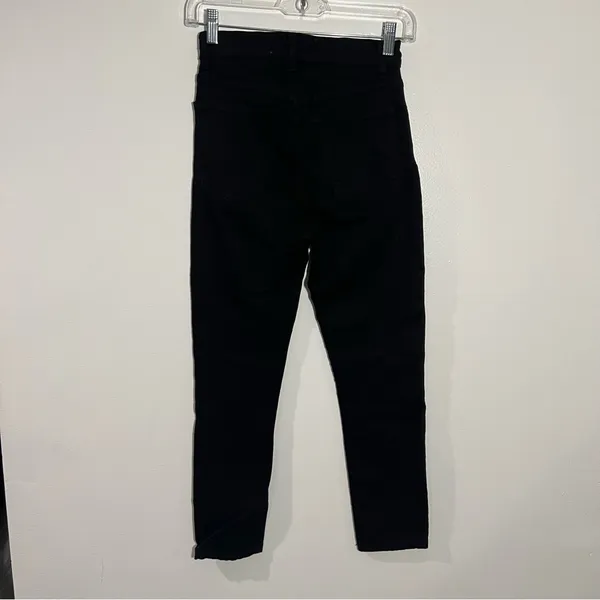 Reformation High Rise Skinny Jeans Black Size 25‎ Minimalist Feminine Casual - Image 5