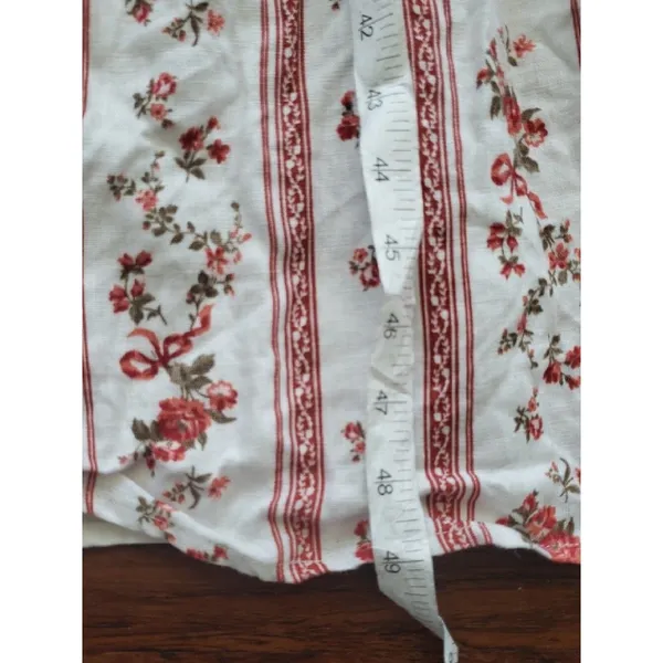 Reformation Enna Floral 100% Linen Dress in Vienna Size 6 Boho Coastal Wedding - Image 8