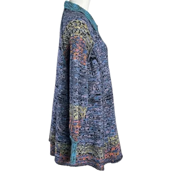 Free People Bohemian Seasons Of Sun Oversized Tunic Sweater Dress XL 70s Fall - Image 7