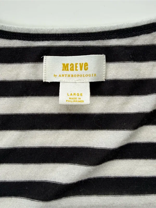 Maeve by Anthropologie Striped Tee size Large - Image 6