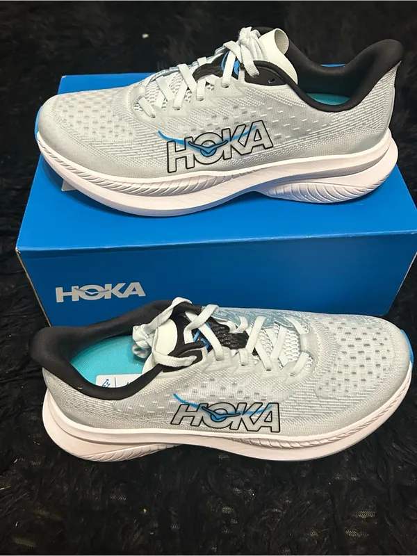 HOKA Mach blue athletic training running lace up shoes sneakers women’s 7 new - Image 8