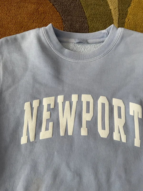 John Galt Brandy Melville Erica Newport Rhode Island Crewneck Sweatshirt OS - Image 2