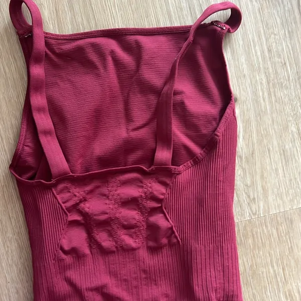 NWOT-FP Movement Good Karma Merlot Sleeve Onesie Jumpsuit Sz XS/S - Image 4