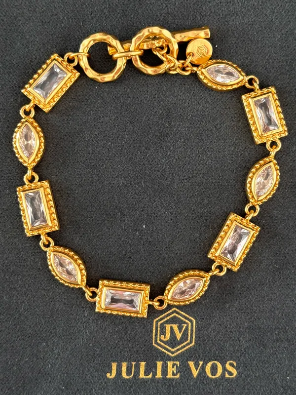NWOT Julie Vos Baguette CZ Tennis Bracelet - Image 3