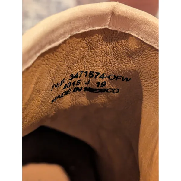 Frye Rosalia Woven Leather Mules Clogs‎ Off White Block Heel 7.5B - Image 8