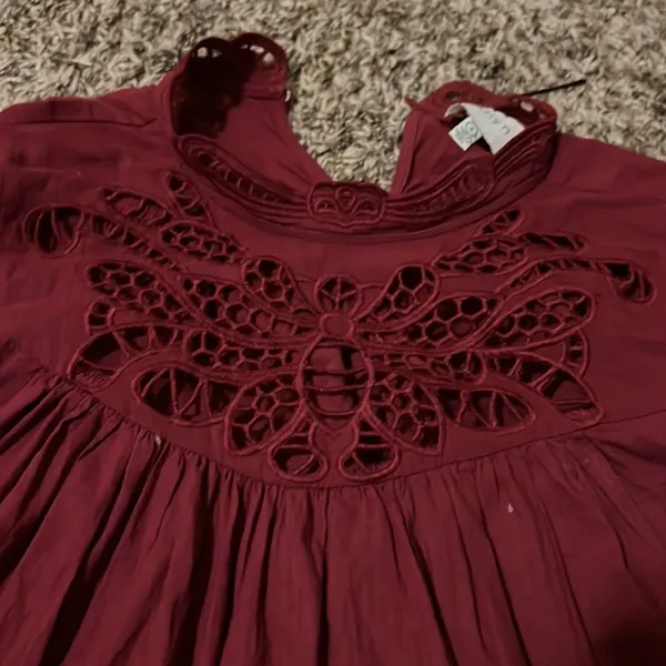 Anthropology top Red - Image 3