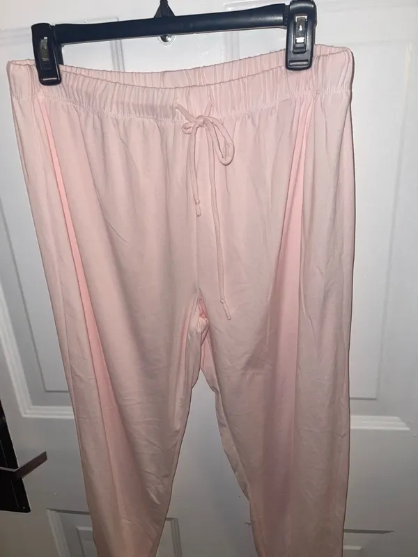 Aerie NWOT Britney Spears Light Blush Pink Drawstring Lounge Pants - Size XL - Image 5