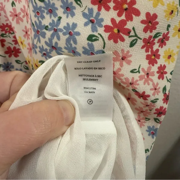 Rails Frida Floral Ruffle Midi Dress in Multicolor Flower Meadow Size S - Image 12