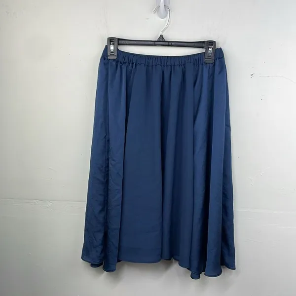 Zara Basics Dark Blue A line skirt size XS - Image 5