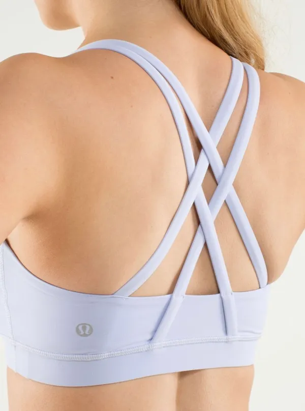 Lululemon Energy Bra Size 6 Blue Linen - Image 2