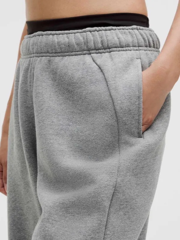 Lululemon Scuba Mid-Rise Oversized Jogger Regular XXS Heathered Medium Grey Cozy - Image 5