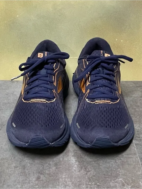 Brooks Adrenaline GTS 21 Women's Blue/Gold Running Shoes Size 11B - Image 8
