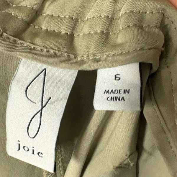 Joie Light Green Satin Cargo Pants Size 6‎ - Image 8