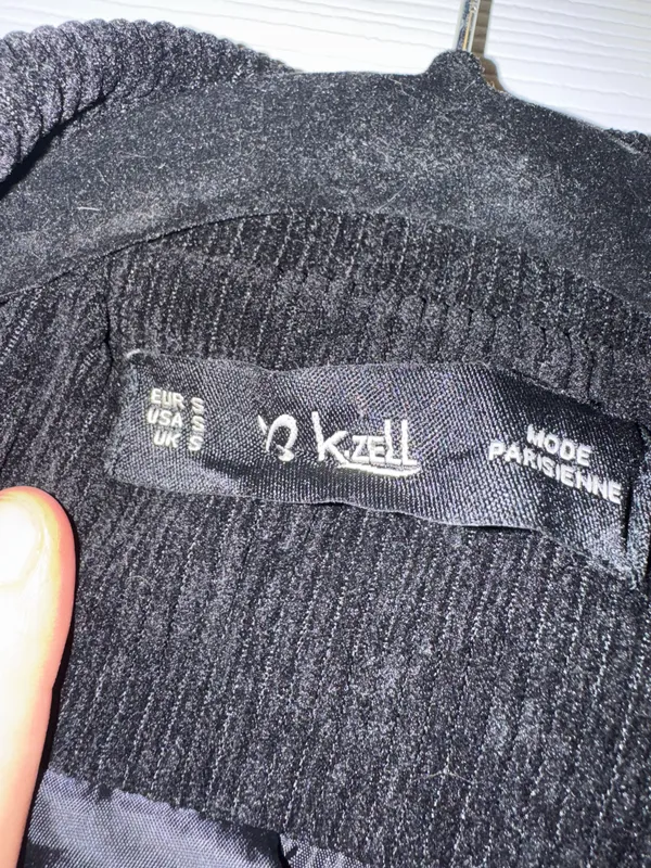 K Zell Corduroy Jacket Black - Image 5