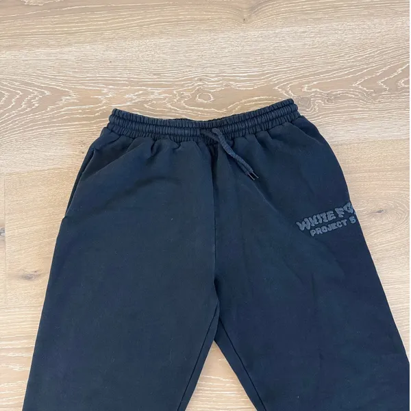 White Fox Sweatpants Project 5 Size M in Black - Image 2