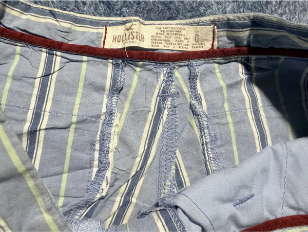 American Eagle Outfitters Women's Low Rise Striped Shorts Medium - Image 6