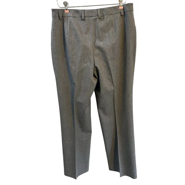 Pendleton Virgin Wool Pants Gray Slacks Trousers Sz 12 Work Professional Preppy - Image 3