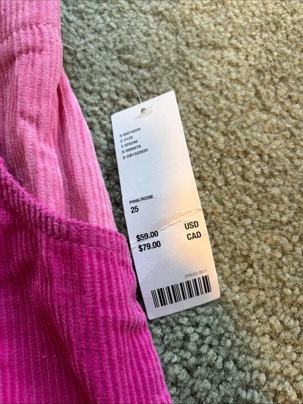 Urban Outfitters Pink Ombre Corduroy Shorts - Image 4