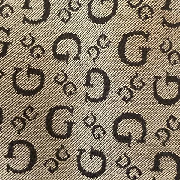 Guess Black & White Patterned Logo Tote Shoulder Purse Bag - Image 5
