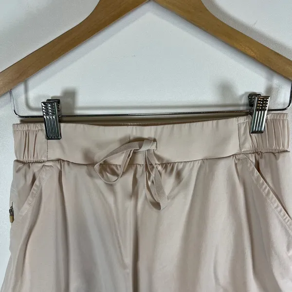 All In Motion Womens Athletic Skort Pink Beige‎ Drawstring Active Skirt Small - Image 2