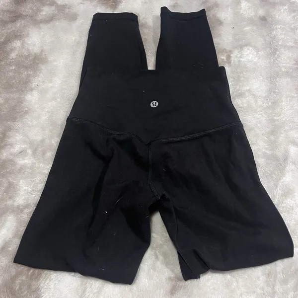 Lululemon Wunder Under Hi-Rise Crop Black Size 2 Luxtreme Leggings - Image 6