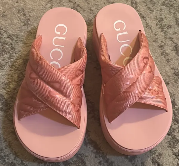 Gucci GG Platform Slide Sandal - Image 2