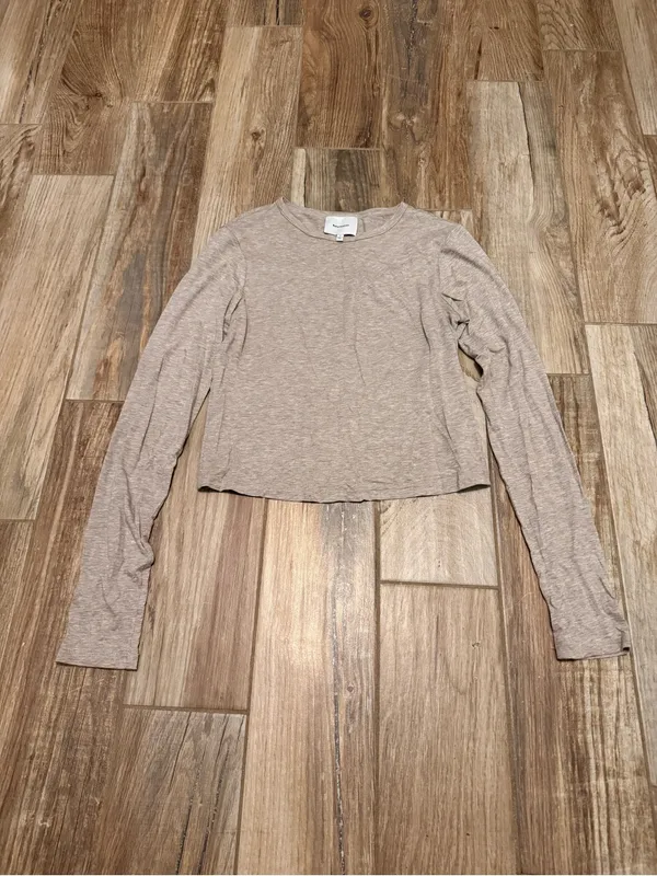 Reformation Crop Long Sleeve Top - Image 2