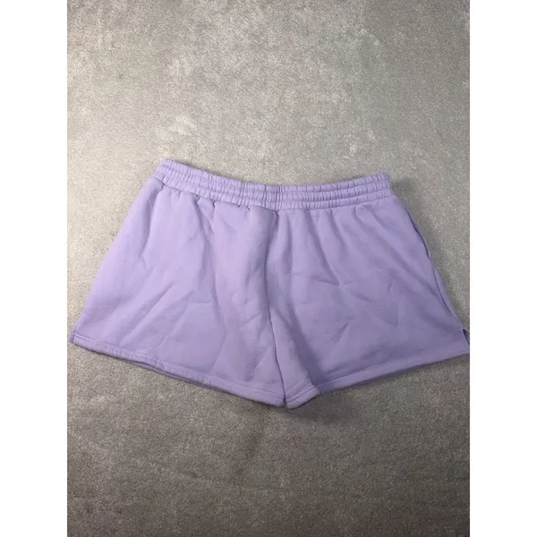 Comfrt‎ Pastel Sweat Shorts Womens 3xl Lavender Purple Fleece Collection Edit - Image 7